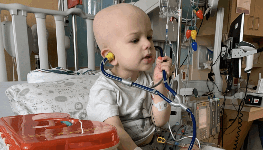 Child undergoing Medical Treatment