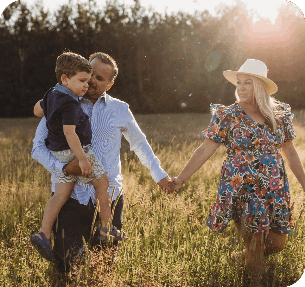 Geen Family in a Field